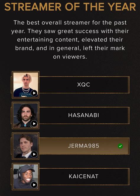 jerma streamer of the year